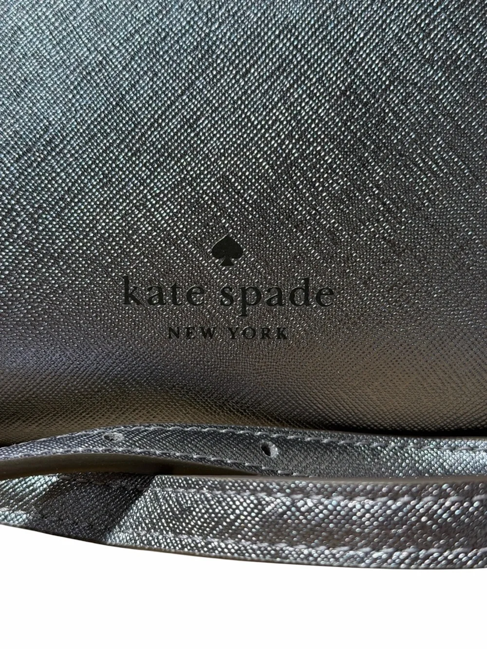 NWOT kate spade W/COA Sadie Metallic Purple Crossbody Bag